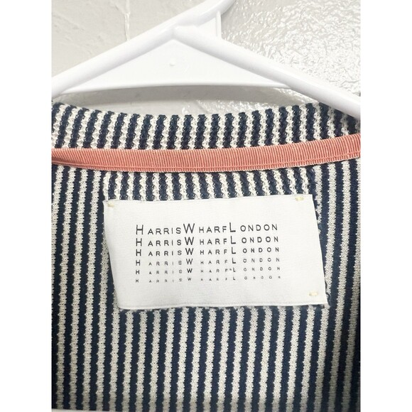 HARRIS WHARF LONDON Blazer Jacket IT44 US 8 UK12M Textured Made in Italy New 399 - Picture 4 of 9